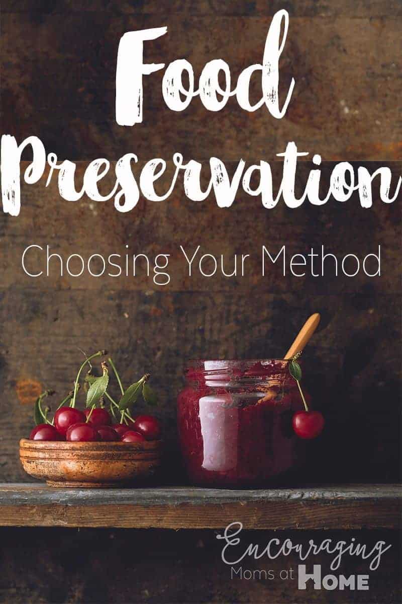 How to Choose a Food Preservation Method