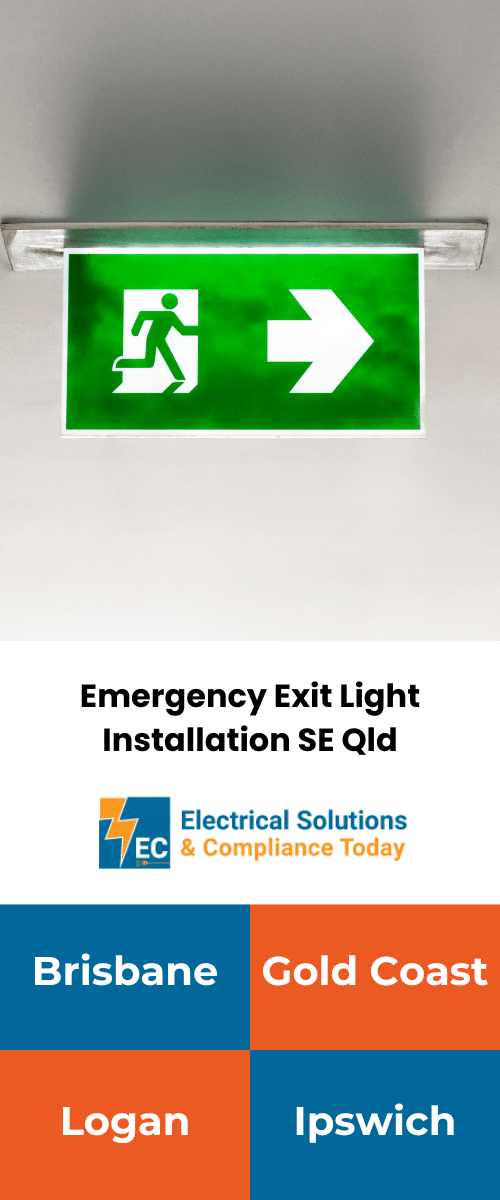 Emergency Exit Light Installation in Qld ENC Solutions Today