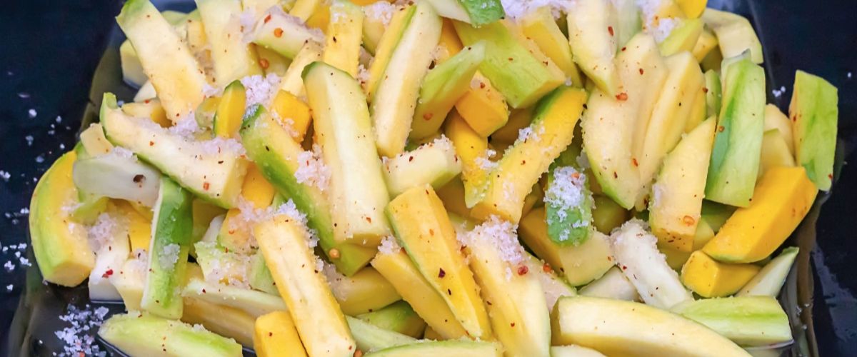 Receta de Encurtido de Mango Verde con Chile《 Casera y Fácil 》 ️