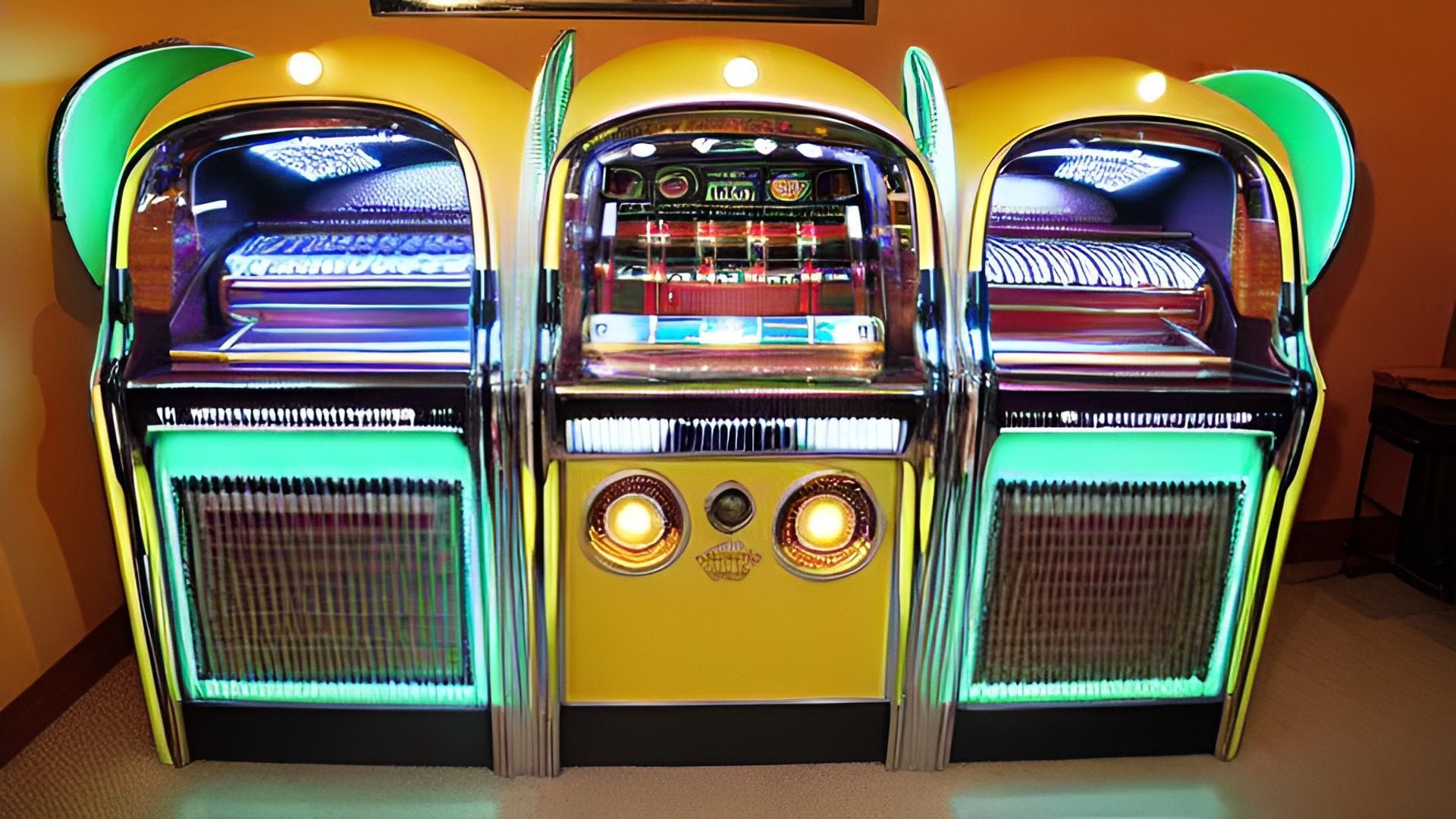 Jukebox Design by Wurlitzer iconic Americana
