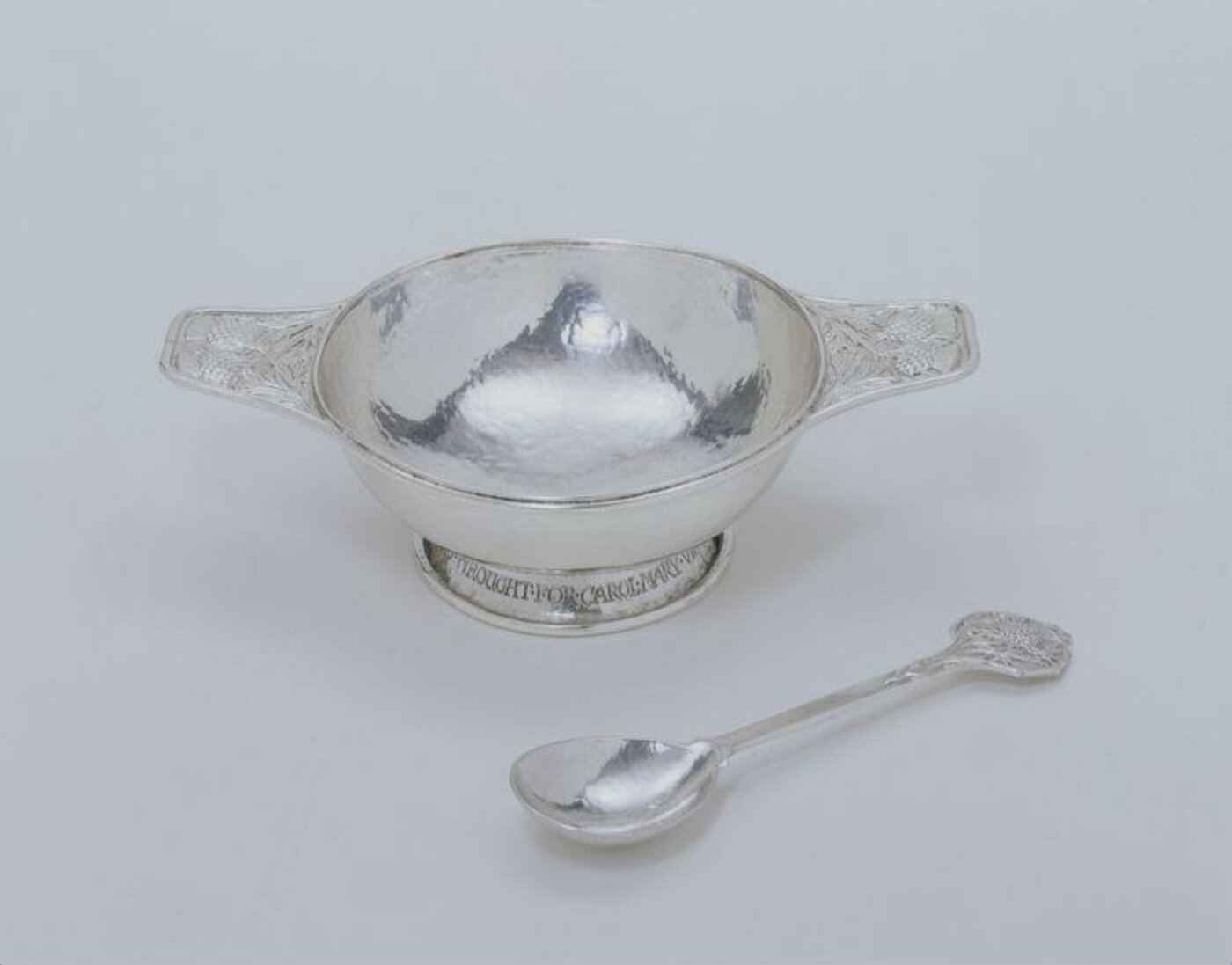 Christening spoon by Omar Ramsden