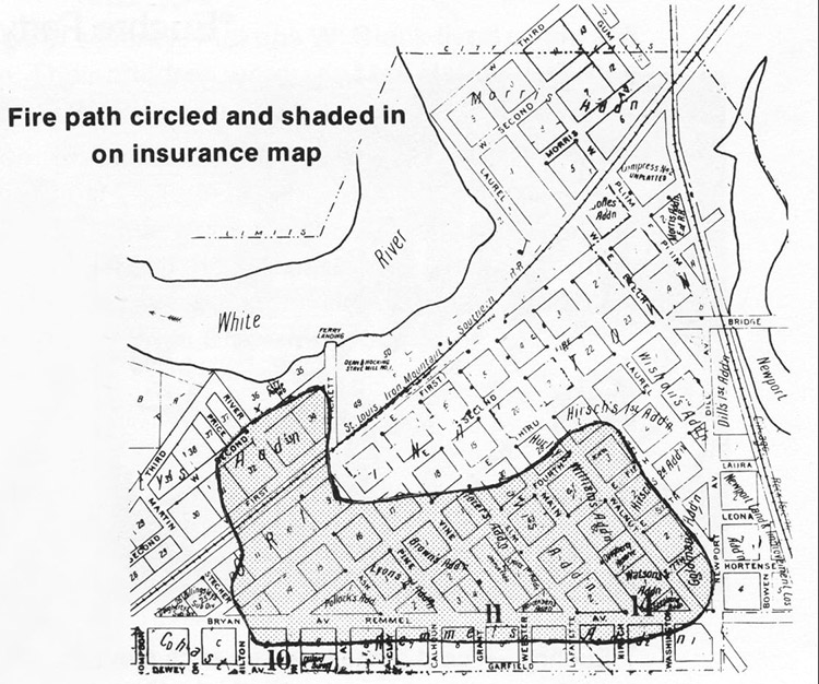 Newport Fire Map Encyclopedia of Arkansas