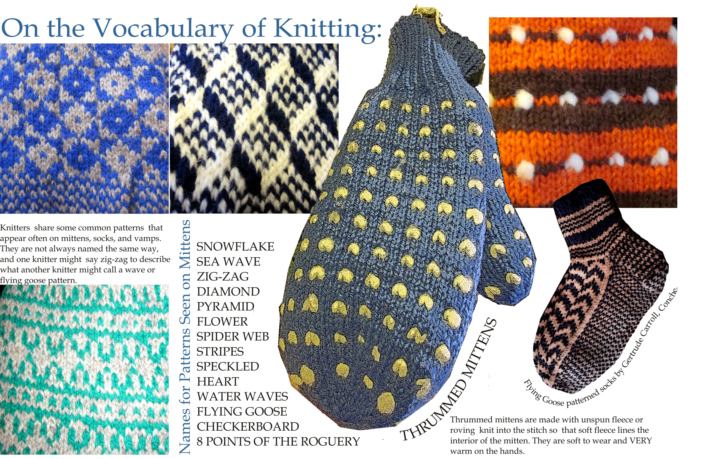 On the Vocabulary of Knitting › Towards an Encyclopedia of Local Knowledge
