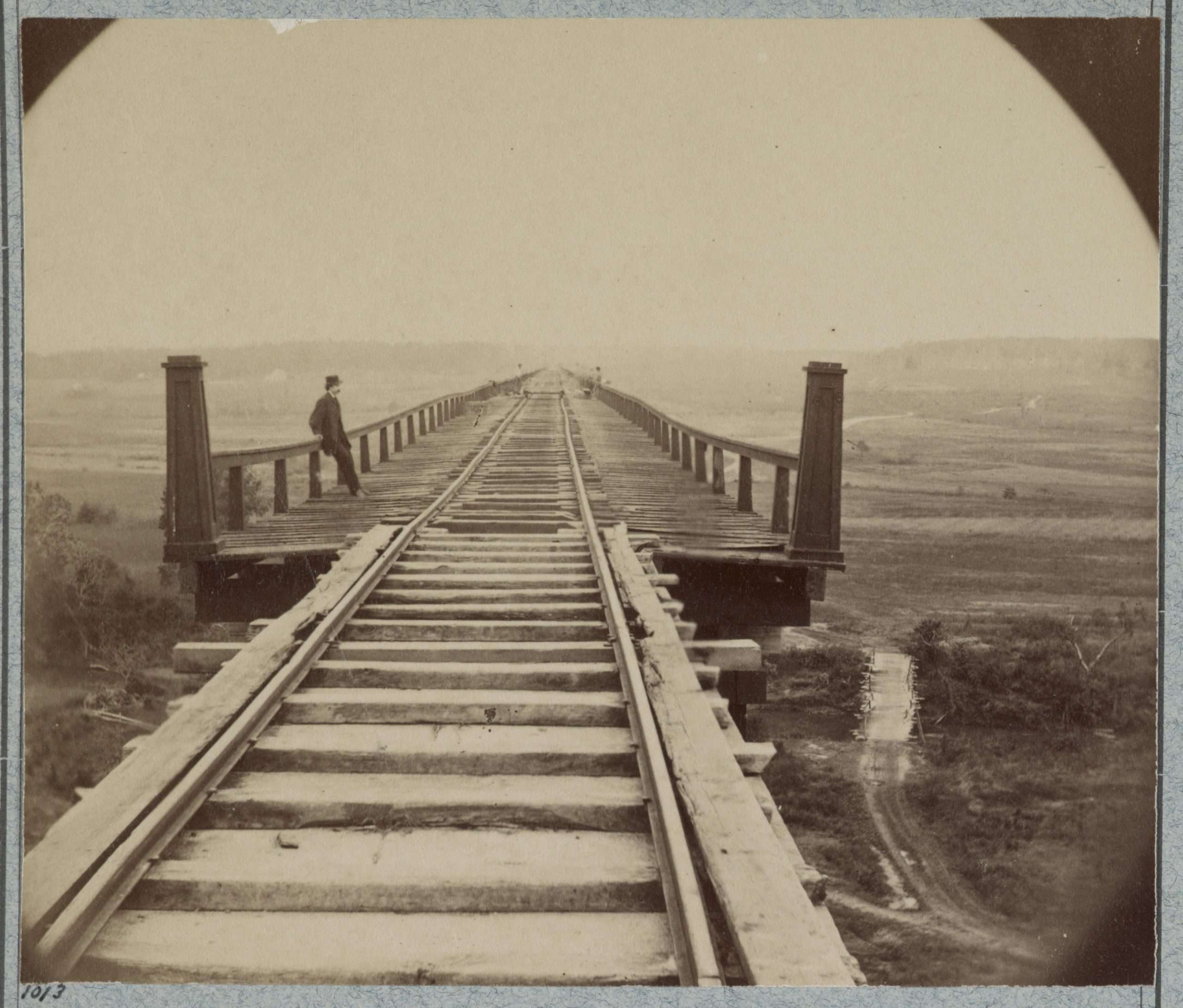 Railroad Tracks on High Bridge Encyclopedia Virginia