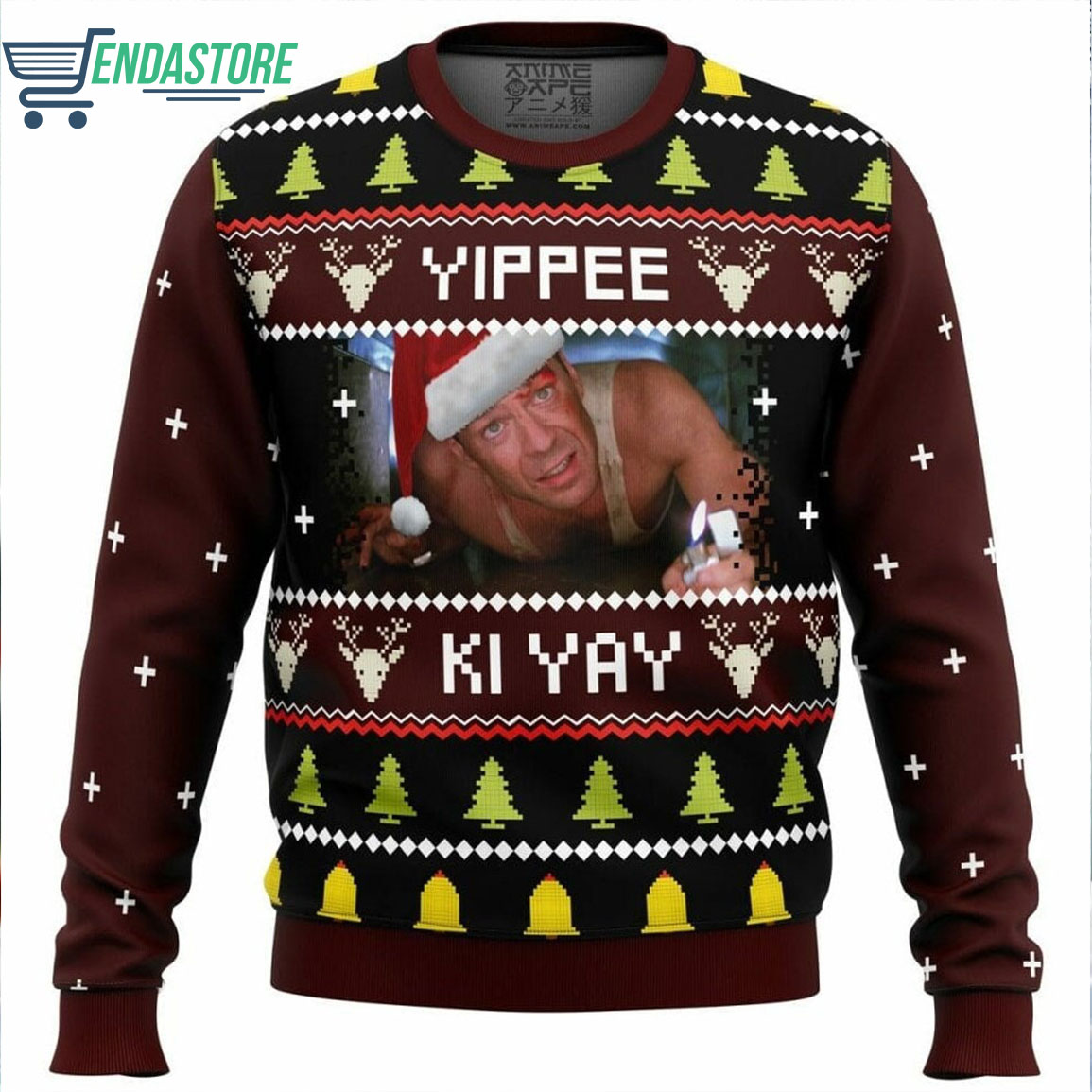 Yippee ki yay die hard ugly Christmas sweater