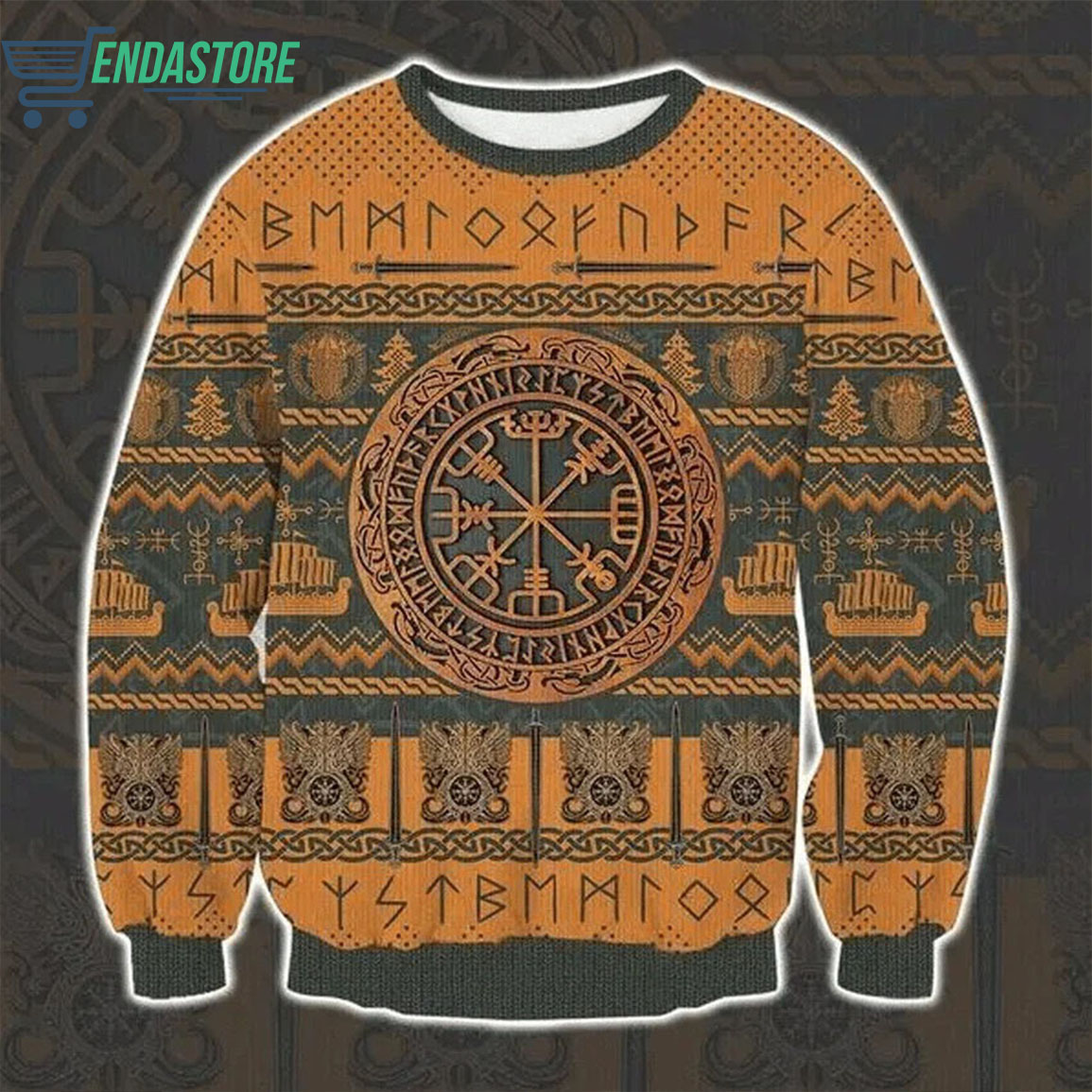 Viking Norse Mythology Ugly Christmas Sweater