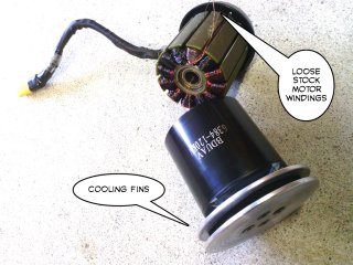 Burnt Motor and Cooling Fins | Endless Sphere DIY EV Forum