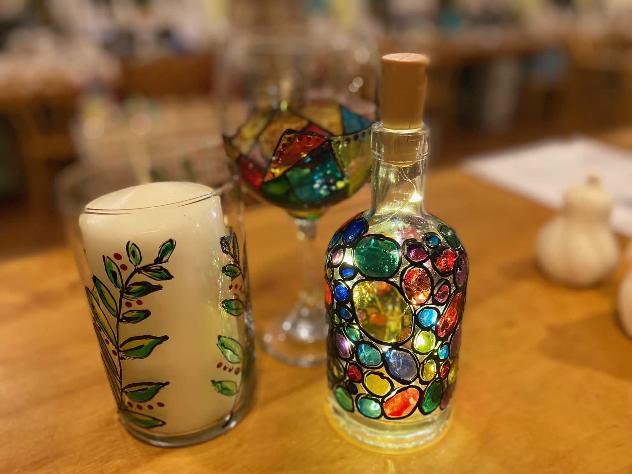 Stained Glass Painting Endless Creations Pottery