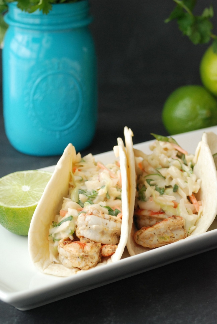 Grilled Shrimp Tacos with Sweet Chili Slaw Endlessly Inspired
