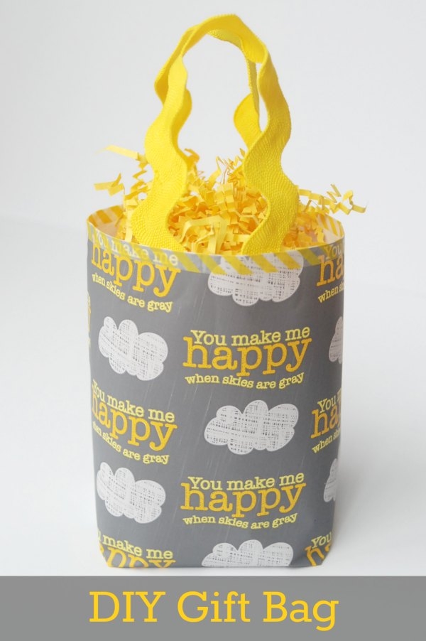 DIY Gift Bag White Lights on Wednesday