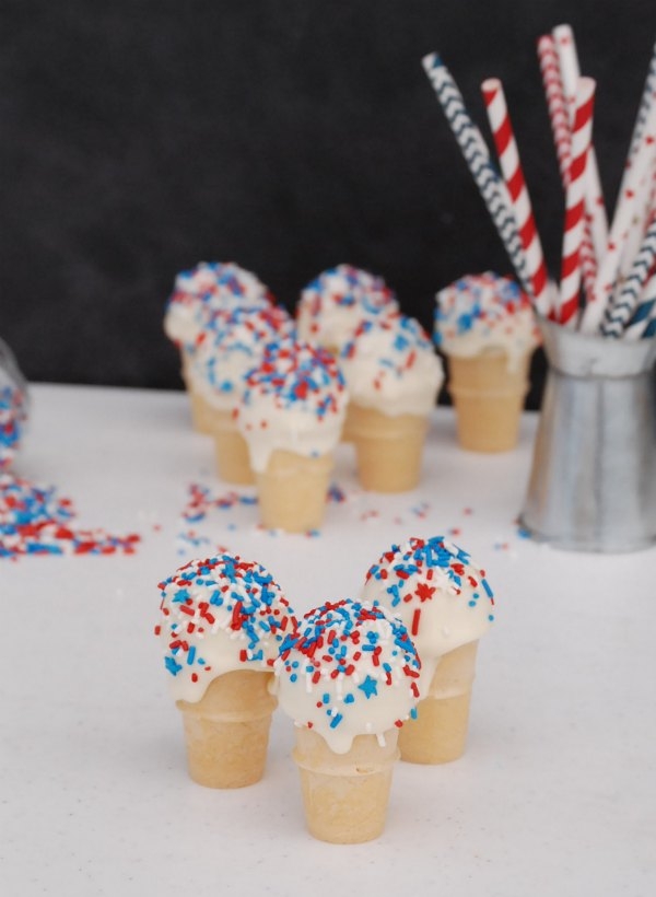Mini Ice Cream Cone Cake Pops Endlessly Inspired