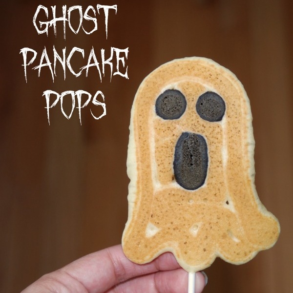 Ghost Pancake Pops {31 Days of Halloween Day 6} Endlessly Inspired