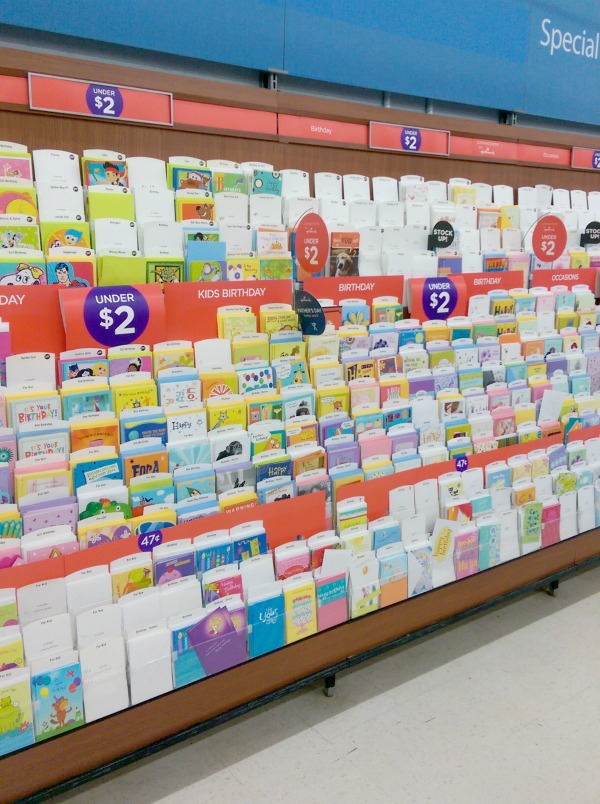 What a great idea buy inexpensive greeting cards and file them