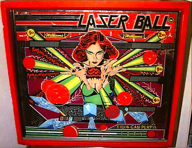 Laser Ball Williams Pinball Game