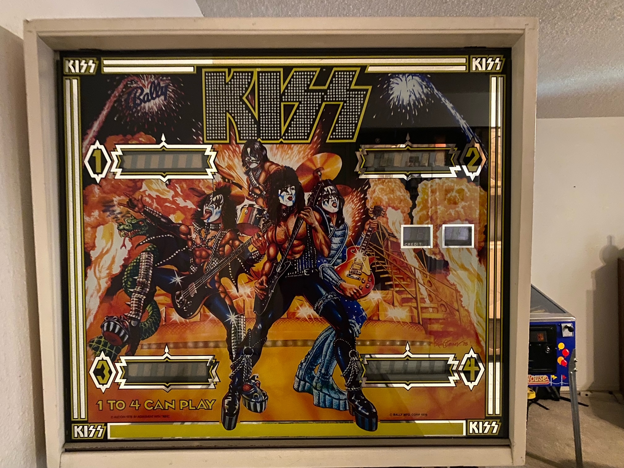 Bally 1980 Kiss Pinball For Sale Endless Pinball