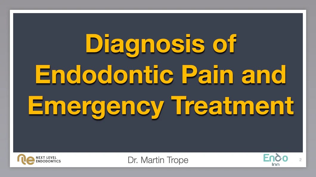 Diagnosis of Endodontic Pain and Emergency treatment Next Level