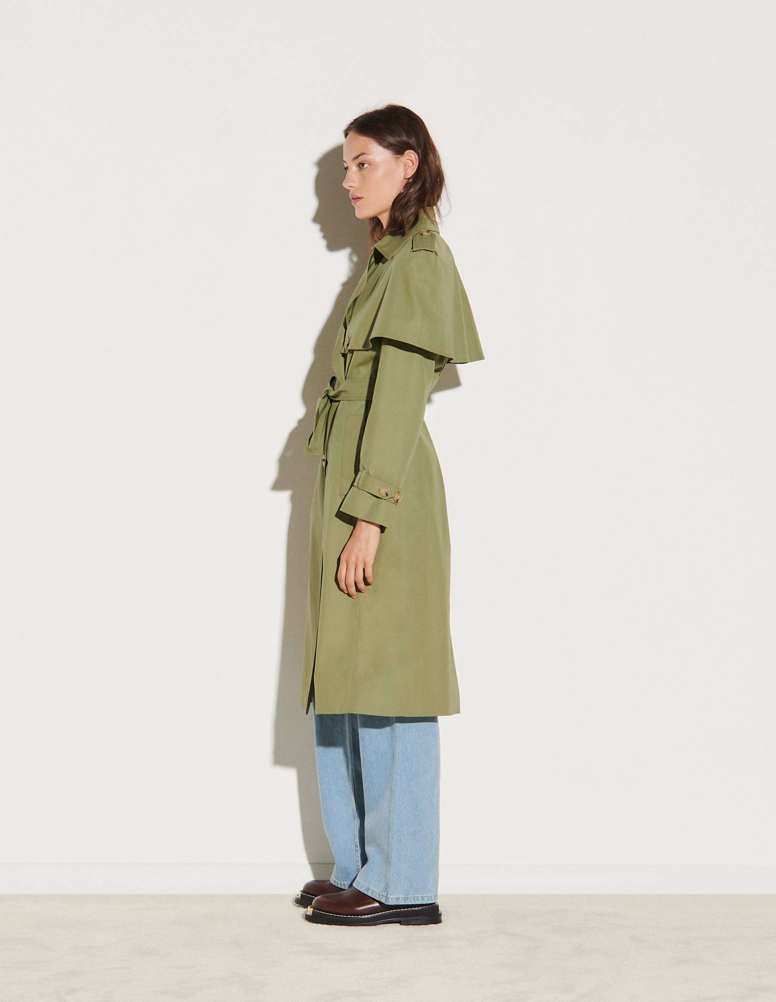 40％割引ブルー系,L流行に YOKE DETACHABLE SLEEVES TRENCH COAT 21ss トレンチコート ジャケット/アウターブルー系LOTA.ON.ARENA.NE.JP