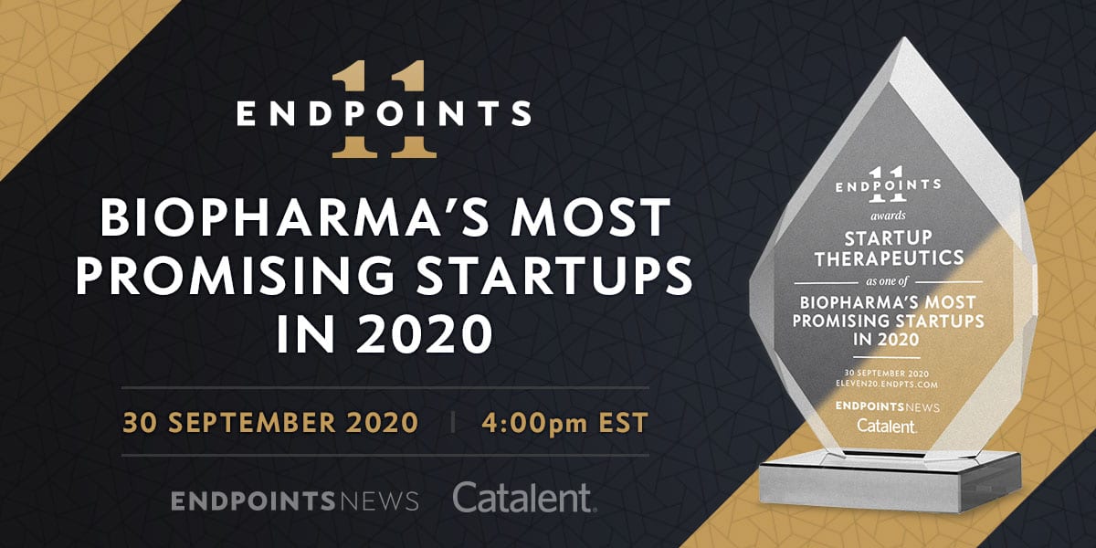 The Endpoints 11 celebrates biopharma’s most promising startups. Live