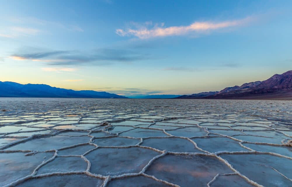 Death Valley, the recordholder for highest air temperature ever