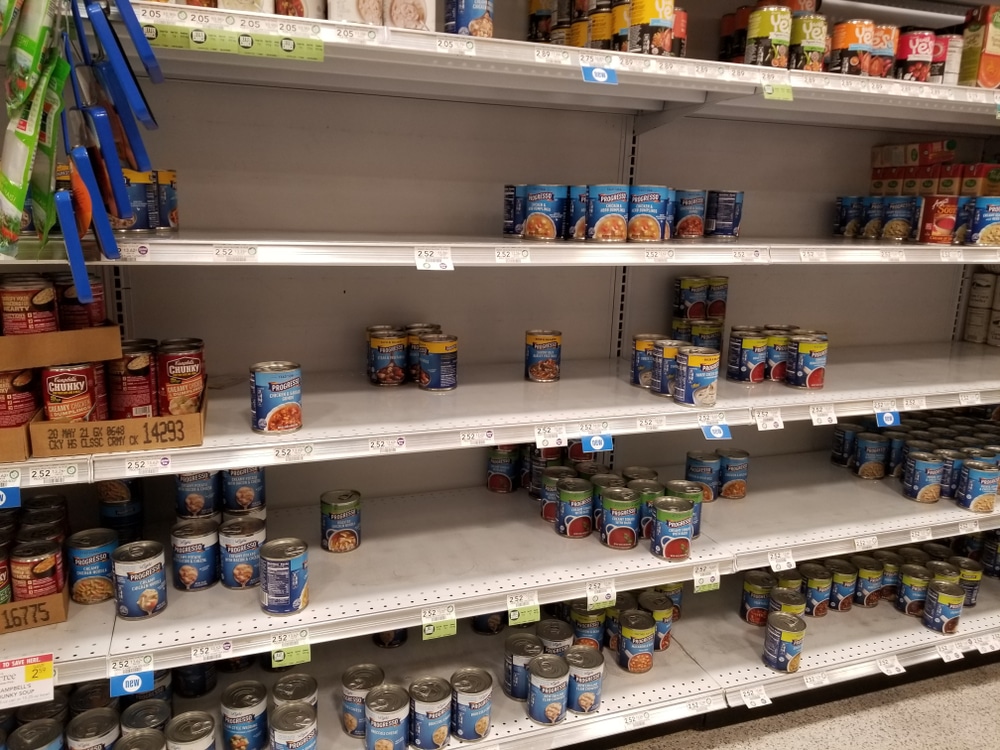 Now they are telling us to expect to see a shortage of canned foods during the Holiday Season