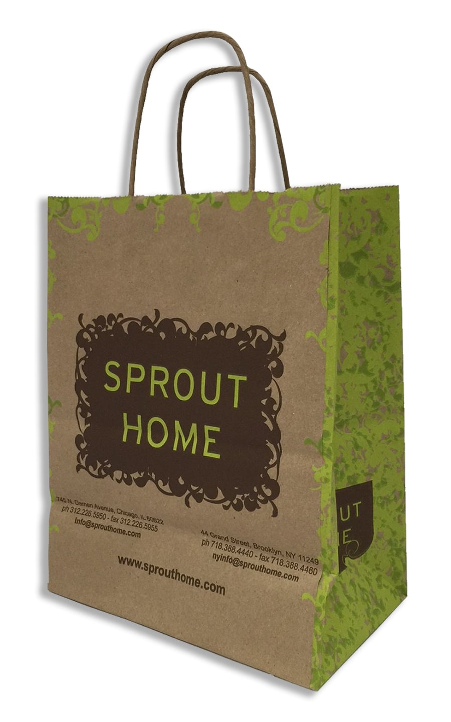 100 Recycled Kraft Paper Shopping Bag EnduraPack