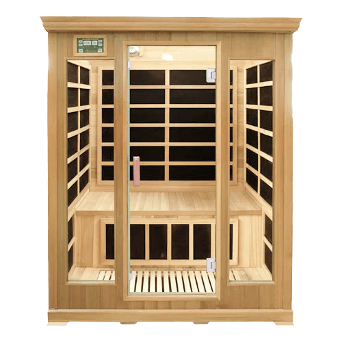 3 Person FAR Infrared Sauna Cedar Endurewellnessusa