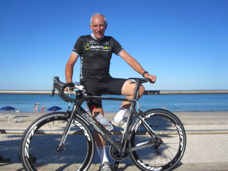 Phil Liggett Leads Victory Ride