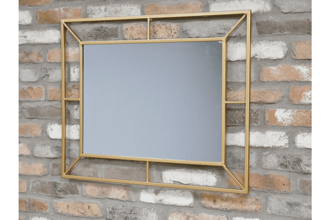 Stunning Vintage Style Large Wall Mounted Mirror Gold Frame Enekes