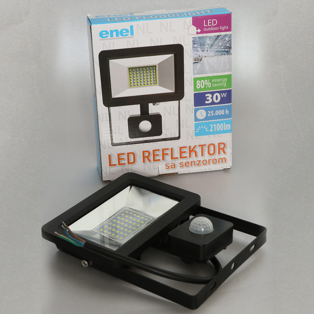 Reflektor Led 30w Senzor Fl 16b Enel Led Rasveta