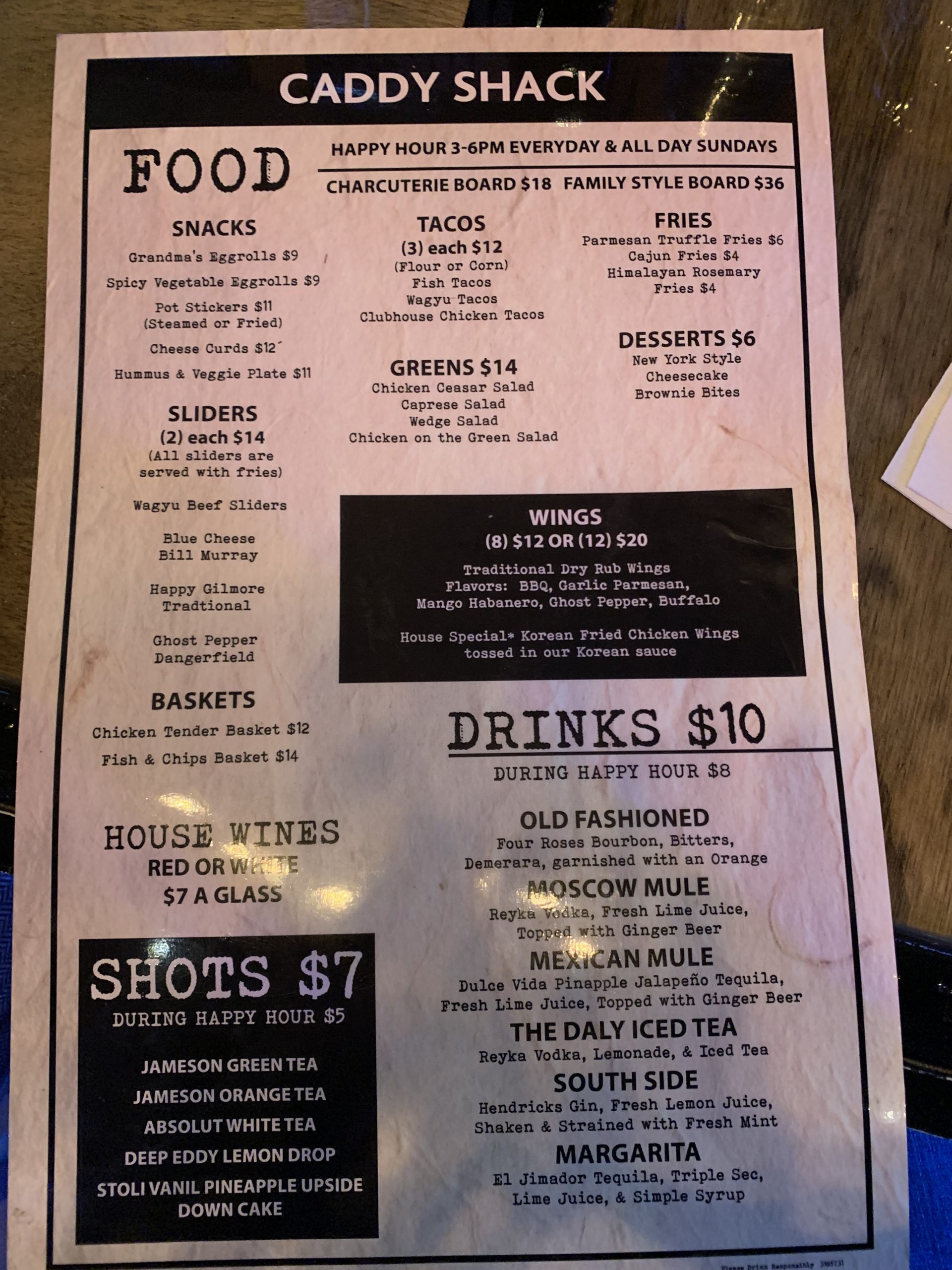 HOT SPOT OF THE WEEK! Caddy Shack North Houston Suburbs