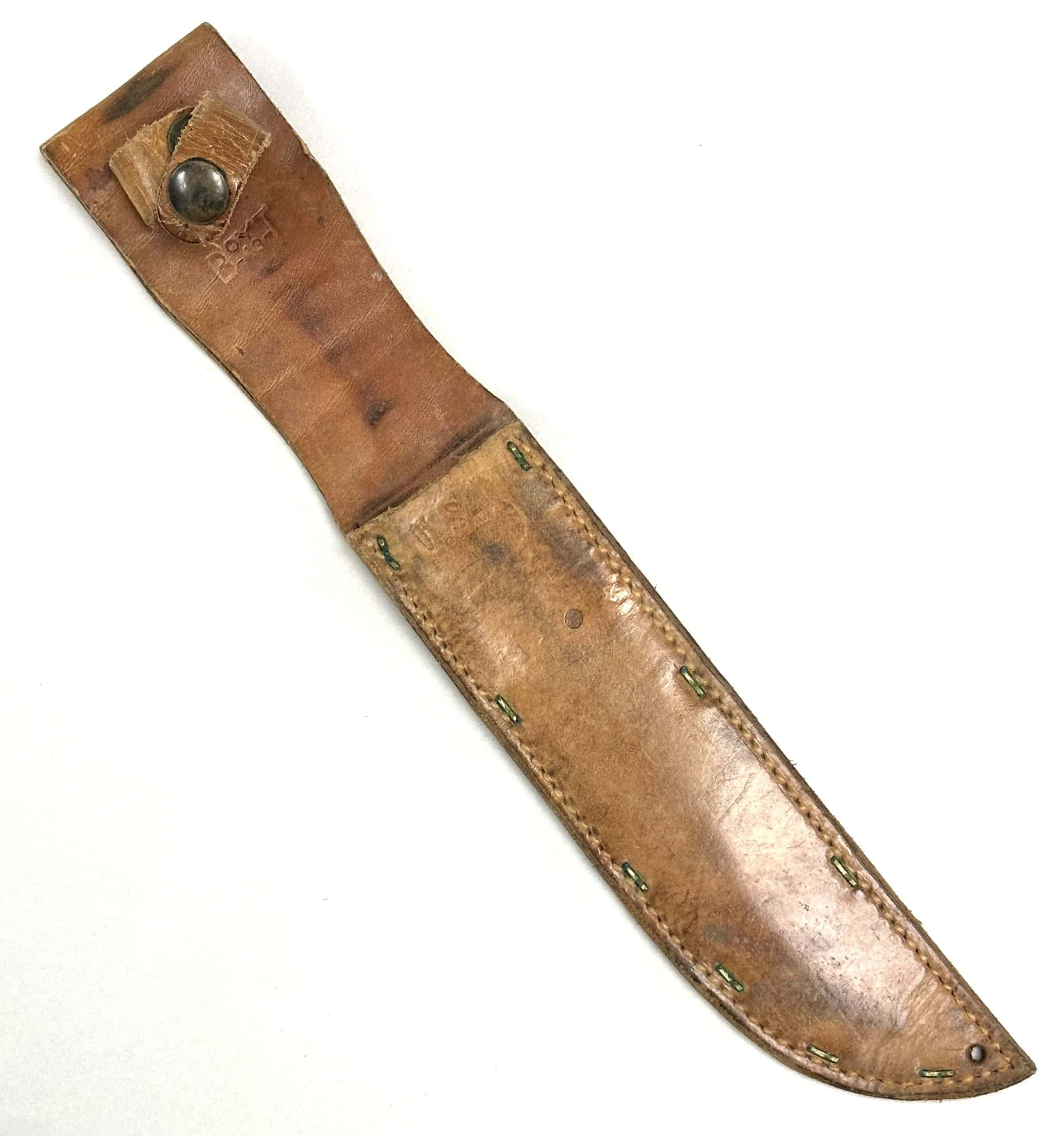 WW2 US Navy Mark 2 Fighting Knife Scabbard BOYT 1943 Enemy Militaria