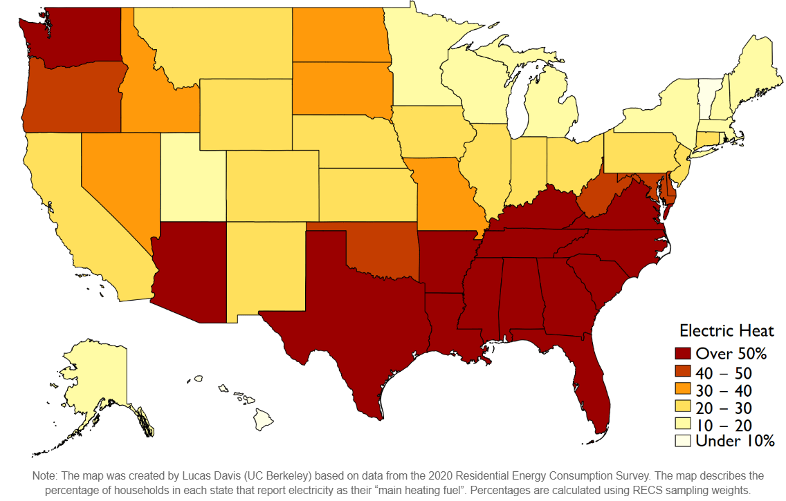 Three Facts about Electric Heating in California Energy Institute Blog