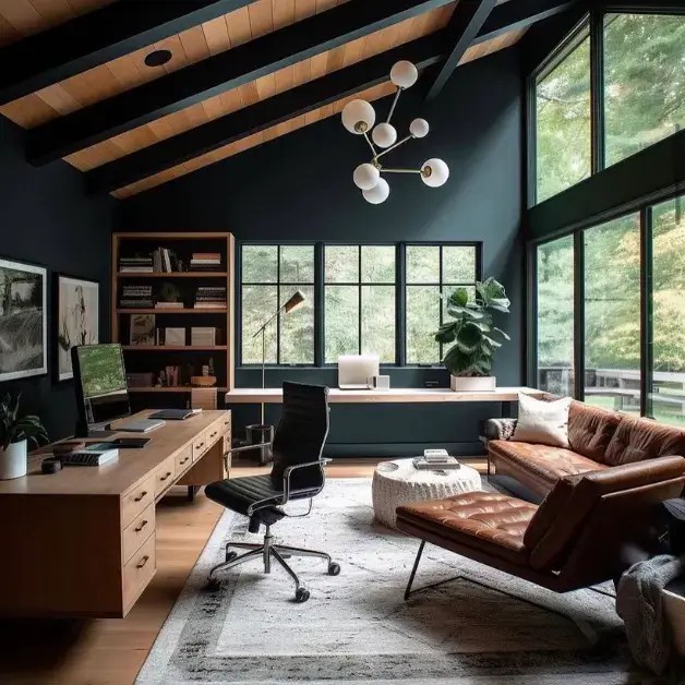 Create an Industrial Masculine Home Office Best 10 Tips