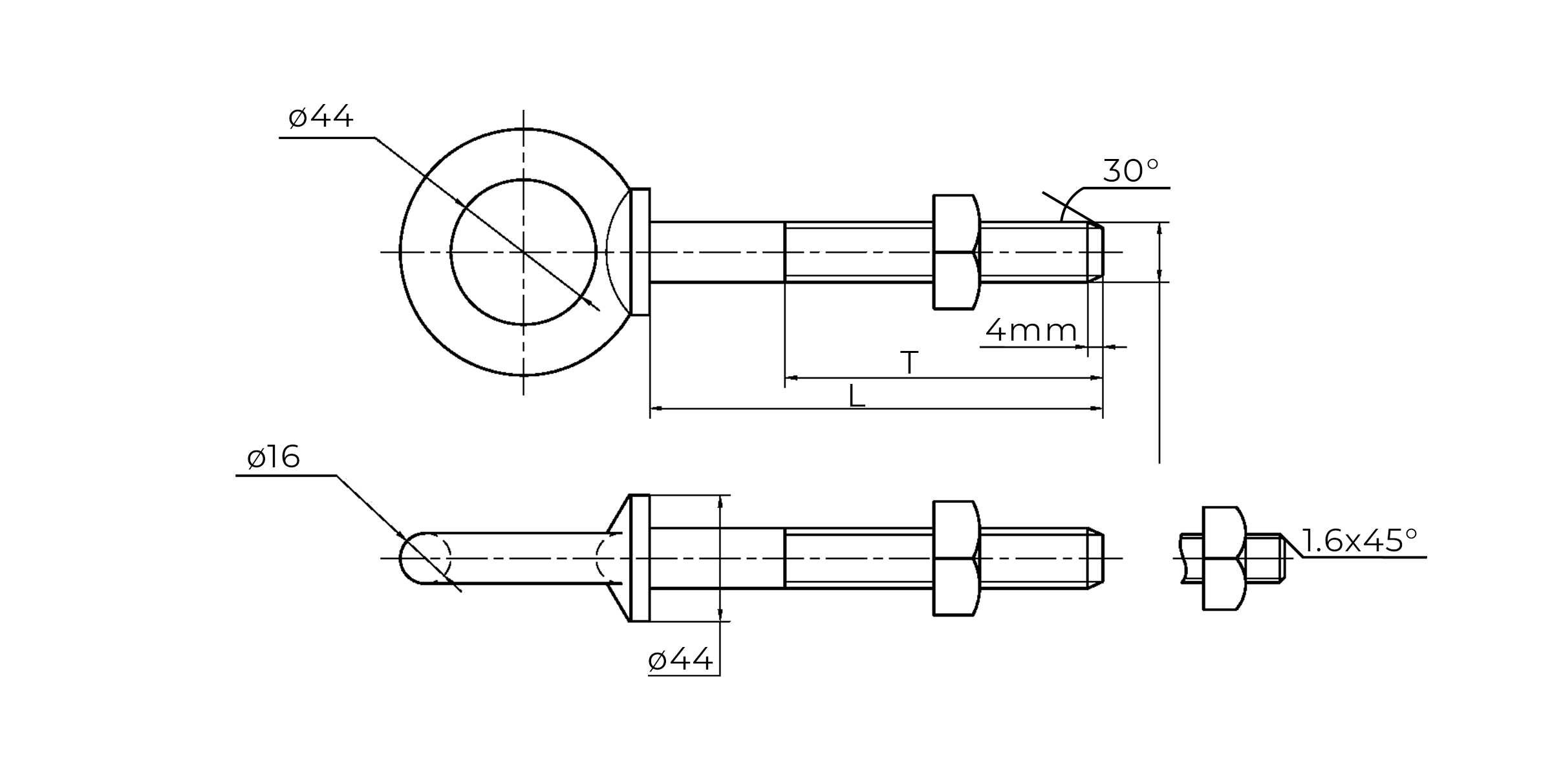 Shoulder Eye Bolts Edmonton AB 3/4 Shoulder Eye Bolts Enerlink