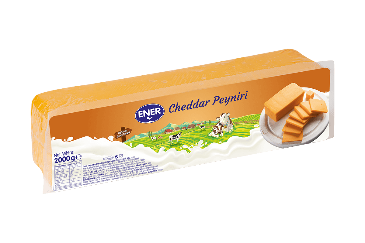 Cheddar Blok Ener Süt Ürünleri
