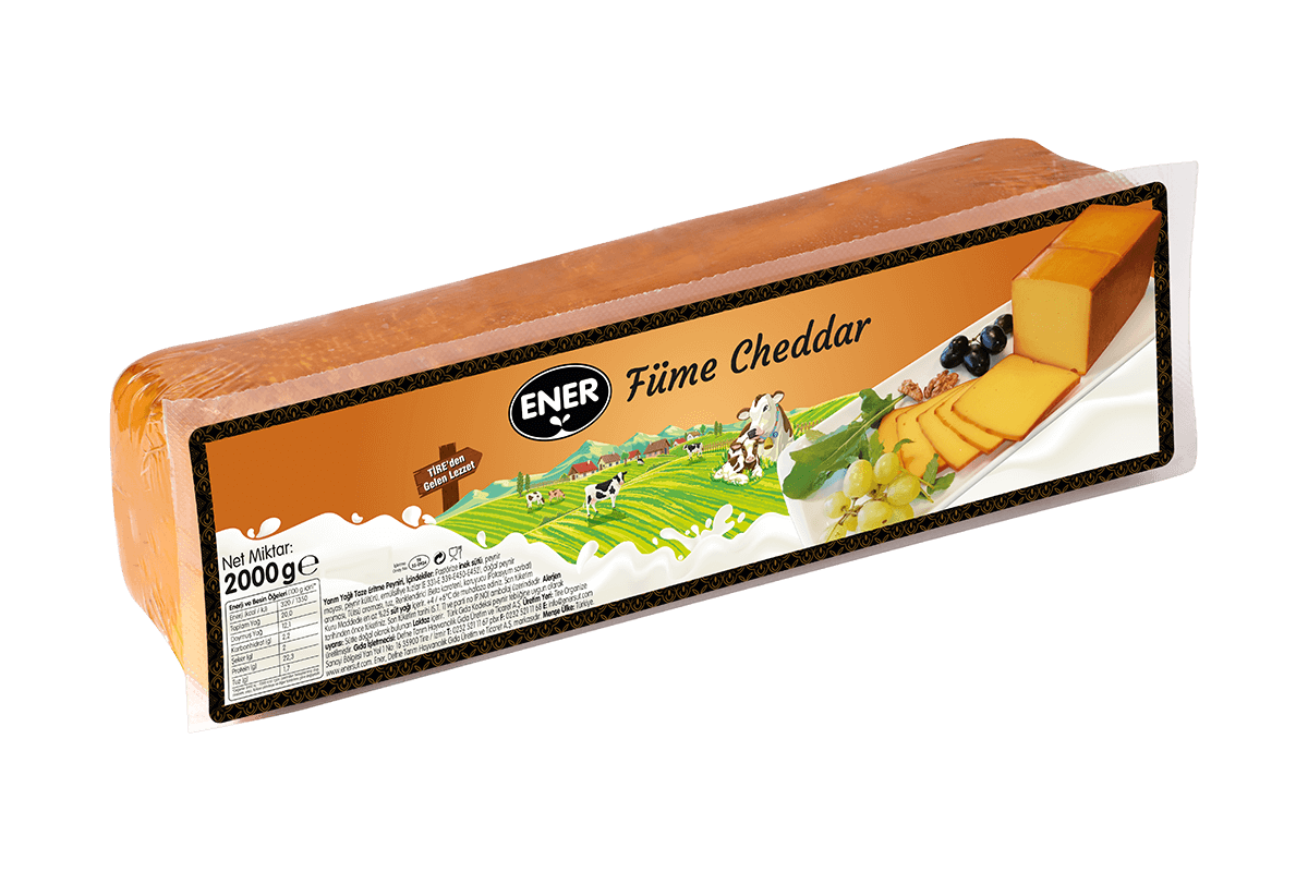 Füme Cheddar Blok Ener Süt Ürünleri