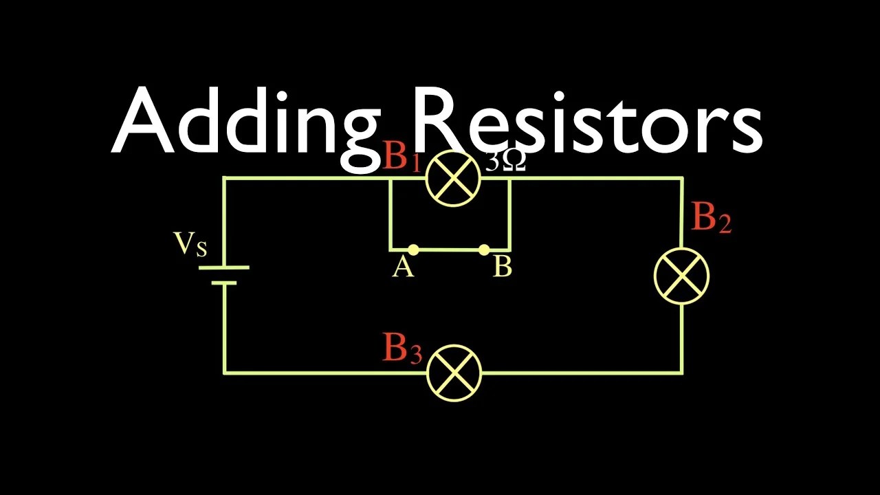 Why are light bulbs connected in series with resistors? ENE TECH