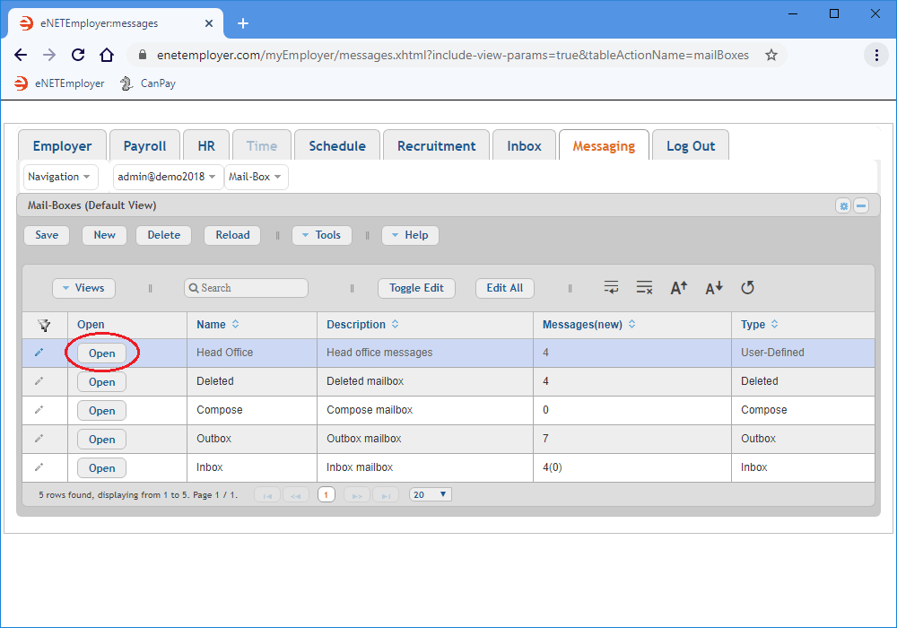 Working with UserDefined Mailboxes