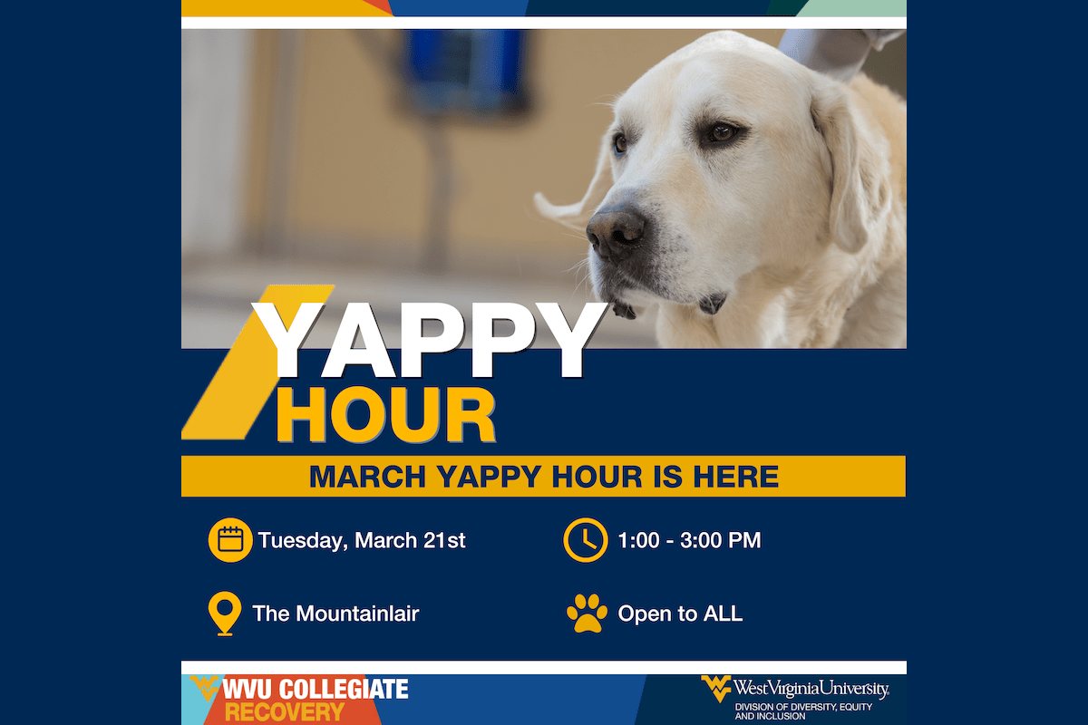 Yappy Hour set for today ENews West Virginia University