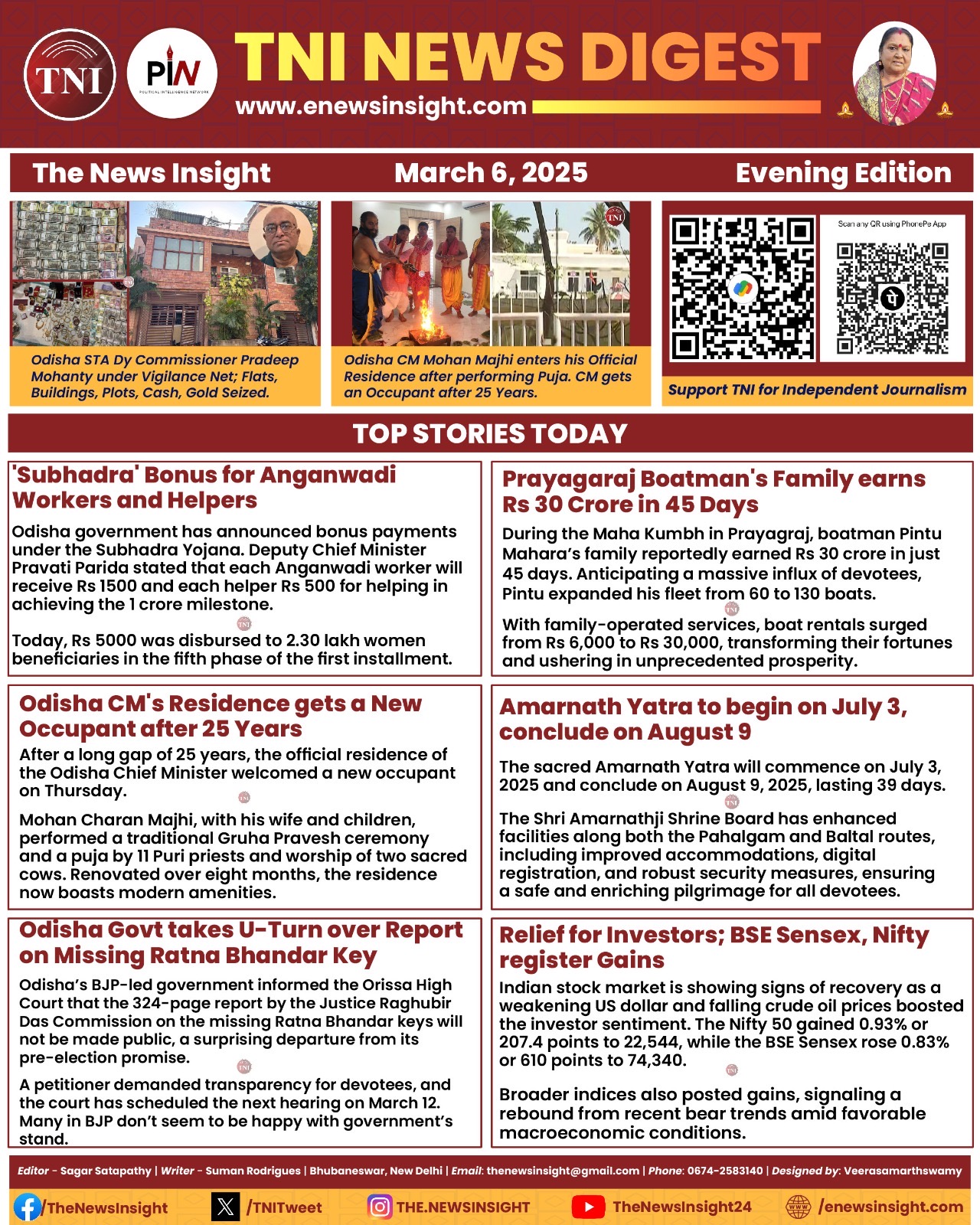 TNI News Digest March 6, 2025 The News Insight TNI News Digest March 6, 2025 The News Insight