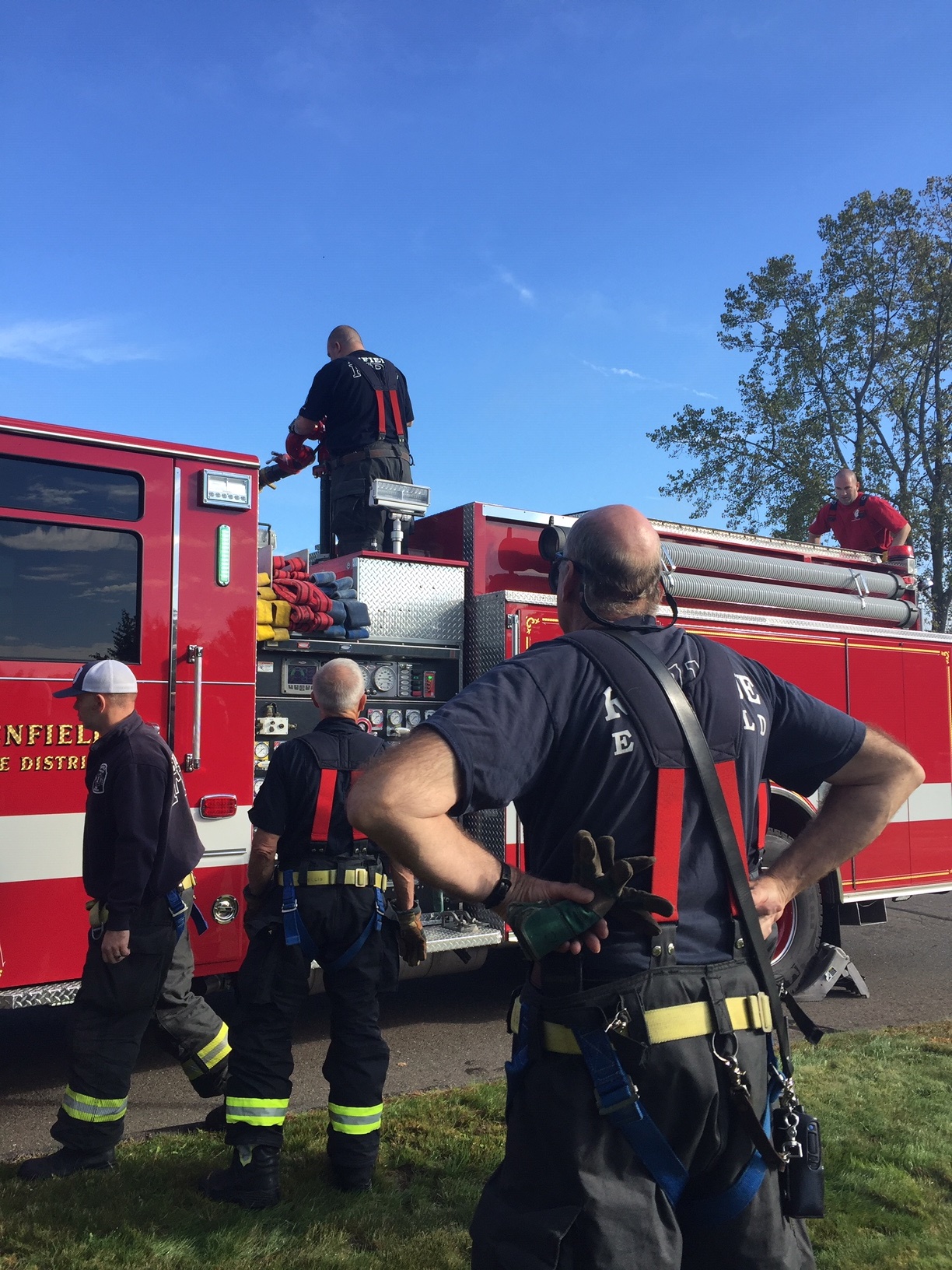 Enfield Fire District No. 1 Shares Photos from Master Stream Drill Enfield Fire District 1
