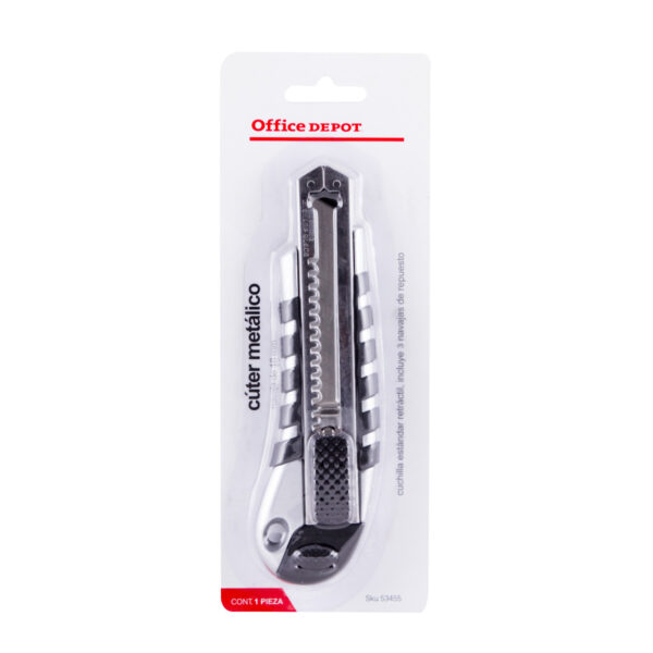Cutter metalico profesional office depot 18 mm SKU 53455 Enfokt