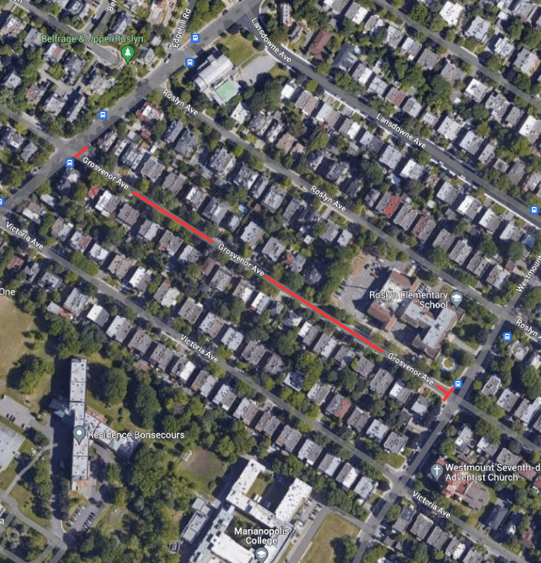 Reconstruction of Grosvenor Avenue Engage Westmount