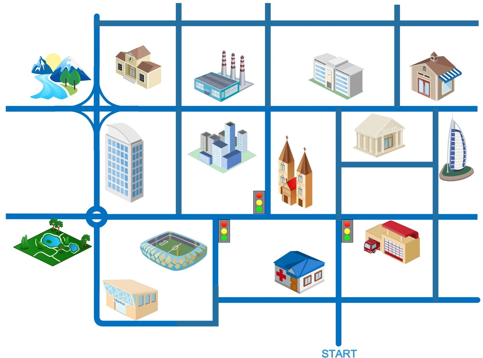 Giving Directions in English Games to learn English