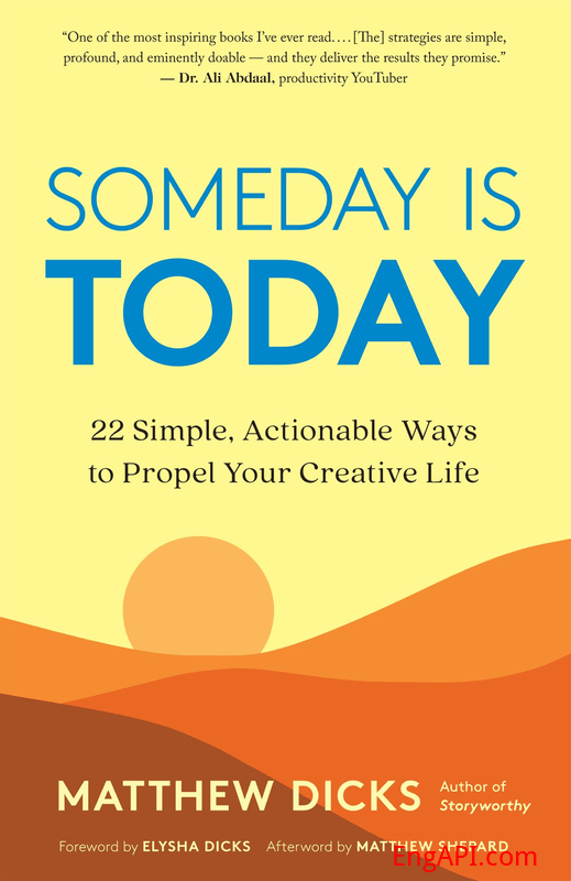 英文书籍 Someday Is Today by Matthew Dicks 英语接口