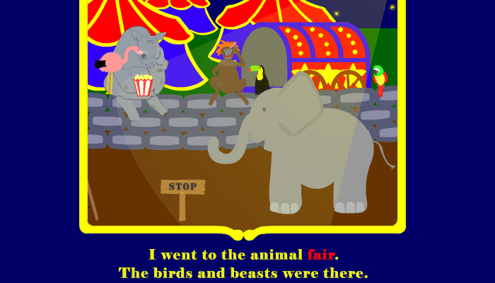 A Literacy Site with animated children's books