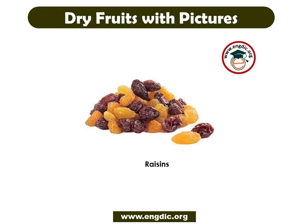 24+ Most Popular Dry Fruits Name List with Pictures EngDic