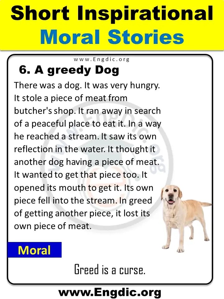 Short Inspirational moral Stories for Kids in English with PDF EngDic