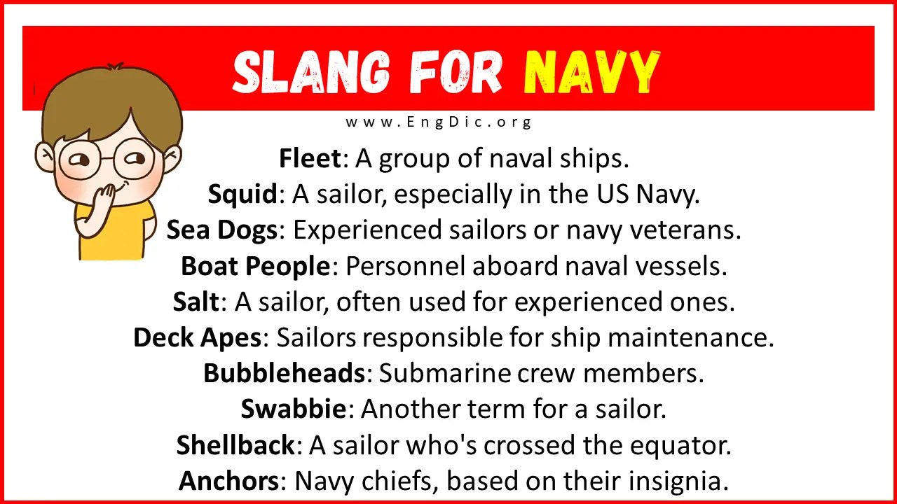 20+ Slang for Navy (Their Uses & Meanings) EngDic