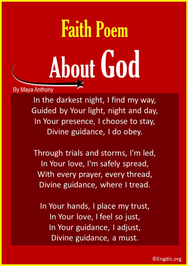 10 Best Faith Poems about God EngDic